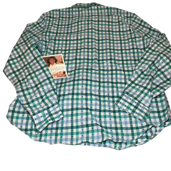 Rare NWT 1980s Deadstock Cheryl Tiegs Button-Down Shirt Size 10 Sears Made USA - Picture 2 of 12